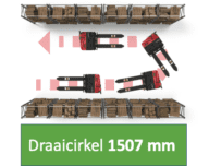 EP WSA-serie elektrische stapelaar 1.200/1.600 kg (4,5-5,5 m)