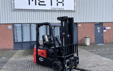 EP CPD20TVL heftruck geleverd aan MetaCoatings in Leek